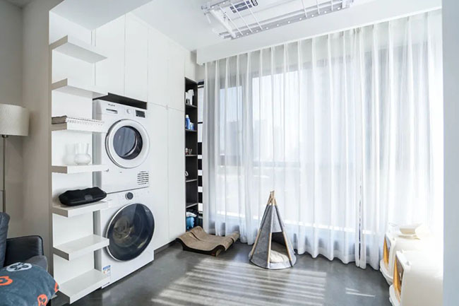 93㎡簡約風(fēng)，智能實用的家居搭配，細節(jié)體現(xiàn)生活的美好